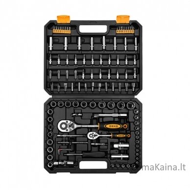 Įrankių komplektas Deko Tools Hand Tool Set DKAT108, 108 vnt