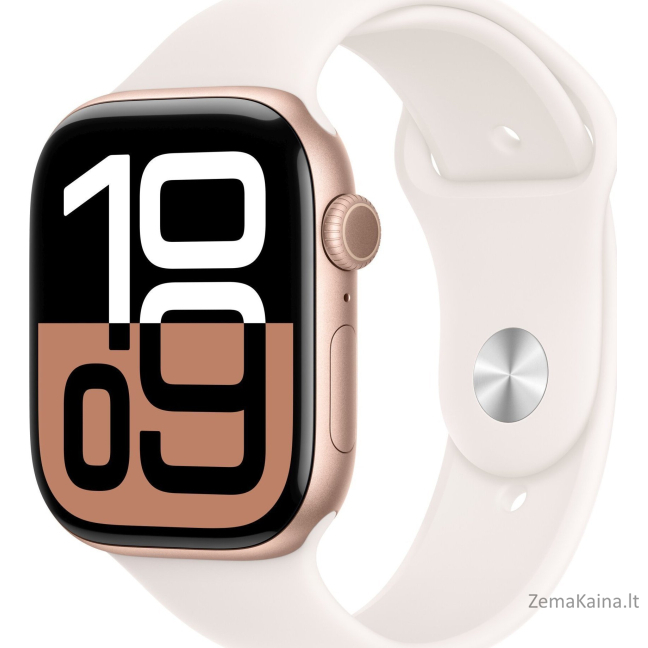 Išmanusis laikrodis Apple Watch 10 GPS 42mm Rose Gold Alu S/M Pink (MWWH3)