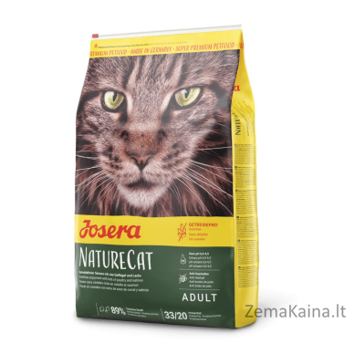 Josera NatureCat 10kg sausas kačių maistas Žuvis 15 kg