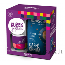 Kawa ziarnista EDUSCHO Crema Strong 1kg + kubek