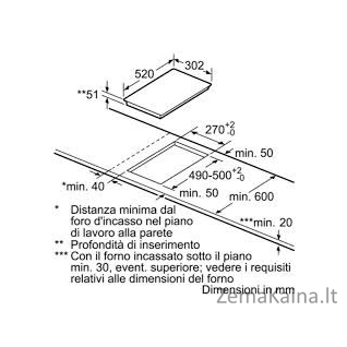 Kaitlentė domino SIEMENS EX375FXB1E