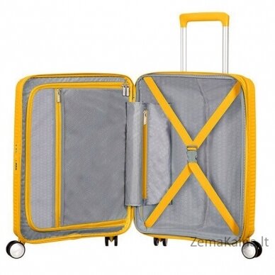 Kabinowa walizka American Tourister Soundbox EXP - golden yellow 2