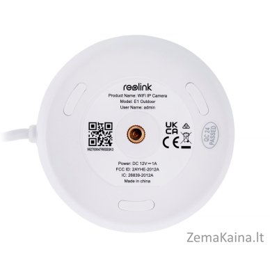 Kamera IP E1 Outdoor Biała REOLINK 4