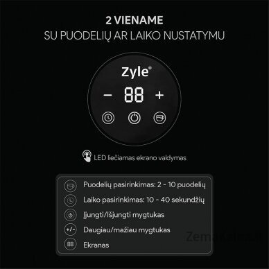 Kavamalė su girnomis Zyle ZY101CG, 160 W 5