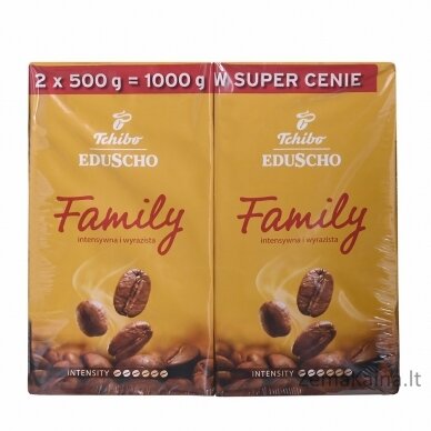 Kawa mielona TCHIBO Family 2x500g 2