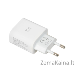 Kelioninis įkroviklis I-BOX C-37 PD20W, baltas