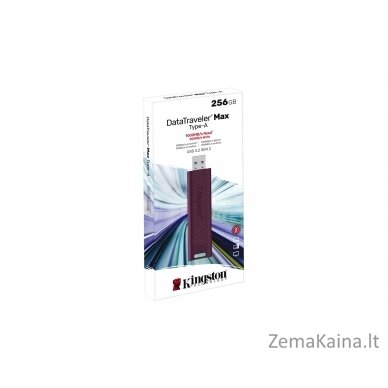 Kingston Technology DataTraveler Max USB atmintukas 256 GB USB A tipo 3.2 Gen 2 (3.1 Gen 2) Raudona 6