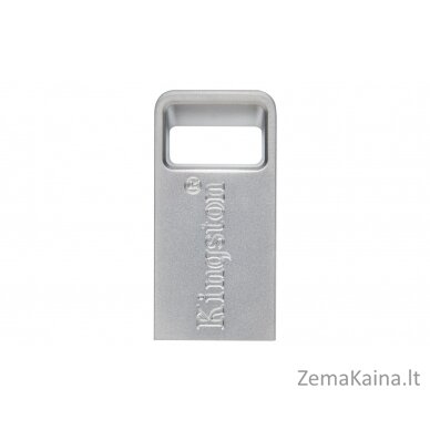 Kingston Technology DataTraveler Micro USB atmintukas 128 GB USB A tipo 3.2 Gen 1 (3.1 Gen 1) Sidabras 1