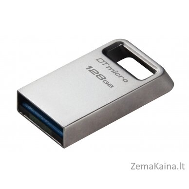 Kingston Technology DataTraveler Micro USB atmintukas 128 GB USB A tipo 3.2 Gen 1 (3.1 Gen 1) Sidabras 2