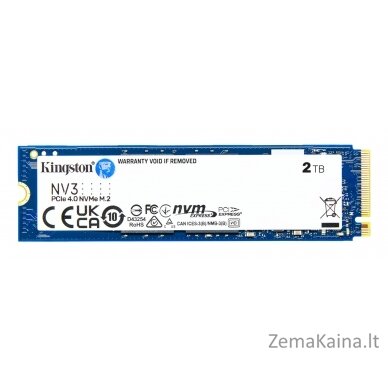 Kingston Technology NV3 2 TB M.2 PCI Express 4.0 NVMe 3D NAND 9