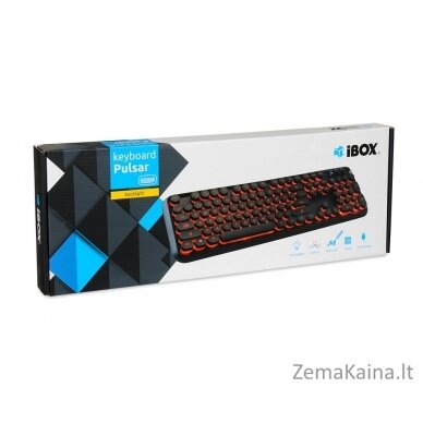 KLAVIATŪRA I-BOX PULSAR IKS620, LED, LAIDINĖ 12