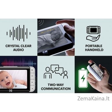 Kodak Cherish C525P Smart Baby Monitor 3