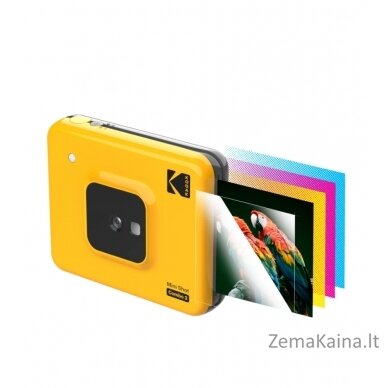 Kodak Mini Shot 2  Camera and Printer Combo Yellow 2