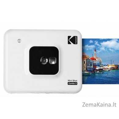 Kodak Mini Shot 3 Square Instant Camera and Printer white 2