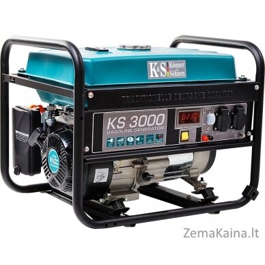 KÖNNER & SÖHNEN BENZININĖ JĖGAINĖ/GENERATORIUS 2,6KW 230V KS 3000