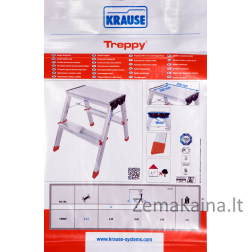 Krause Treppy Folding Step silver