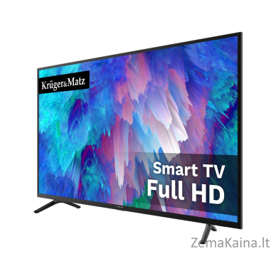 Krüger&Matz KM0240FHD-S6 televizorius 101,6 cm (40") FHD Smart TV Juoda 3