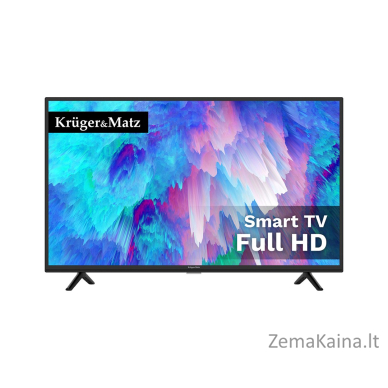 Krüger&Matz KM0240FHD-S6 televizorius 101,6 cm (40") FHD Smart TV Juoda 7