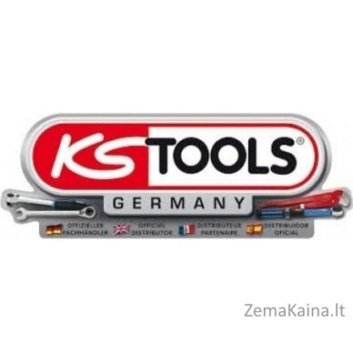 KS Tools įrankių vežimėlis Įrankių vežimėlis ECOline, 7 stalčiai +215 vnt įrankių, KS Tools