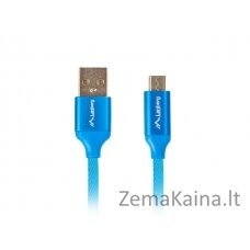 LANBERG CABLE USB 2.0 MICRO-B (M) - A (M) 1M QC