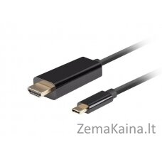 LANBERG KABELIS USB-C(M)->HDMI(M) 3M 4K 60HZ JUODAS