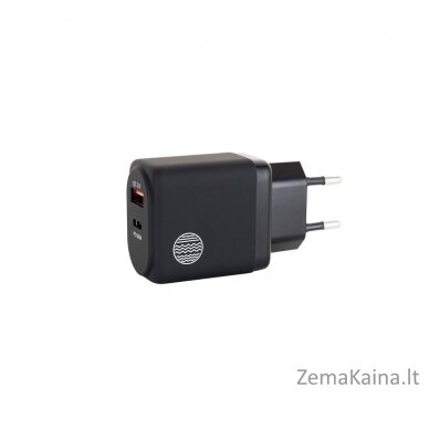 Ładowarka Our Pure Planet z 1 portem USB + 1 portem USBC, moc 30W EU 3