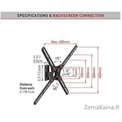 Laikiklis BARKAN BM320 13 -65  TV 1