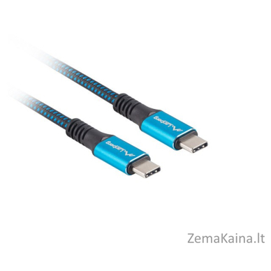 Lanberg CA-CMCM-45CU-0005-BK USB kabelis 0,5 m USB4 Gen 2x2 USB C Juoda, Mėlyna 2