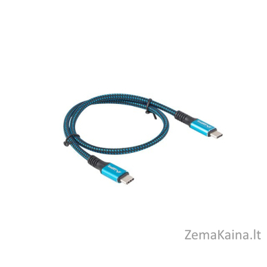 Lanberg CA-CMCM-45CU-0005-BK USB kabelis 0,5 m USB4 Gen 2x2 USB C Juoda, Mėlyna 4