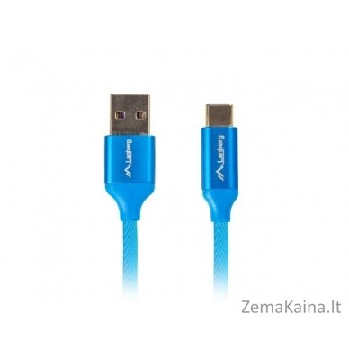 Lanberg CA-USBO-22CU-0010-BL USB kabelis 1 m USB 2.0 USB C USB A Mėlyna 1