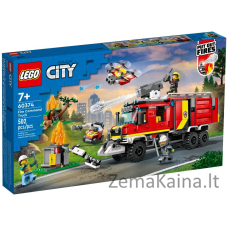 LEGO CITY 60374 UGNIAGESIŲ KOMANDINIS AUTOMOBILIS