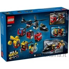 LEGO CITY 60462 Helicopter, Fire Truck and Submarine Remix