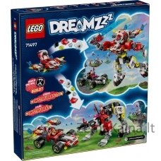 LEGO DREAMZZZ 71497 Cooperio tigrinis mechas ir Zero karšta lazda