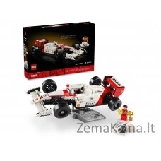 LEGO ICONS 10330 McLaren MP4/4 ir Ayrtonas Senna