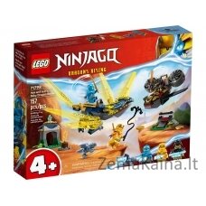 LEGO NINJAGO 71798 NYA IR ARIN - MŪŠIS ANT MAŽOJO DRAKONIUKO NUGAROS