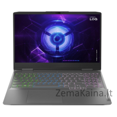 Lenovo LOQ Knyginis kompiuteris 39,6 cm (15.6") Intel® Core™ i5 i5-12450H 16 GB DDR5-SDRAM 512 GB SSD NVIDIA GeForce RTX 4050 Wi-Fi 6 (802.11ax) NoOS Pilka