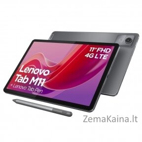 Lenovo Tab M11 4G Mediatek LTE 128 GB 27,9 cm (11") 4 GB Wi-Fi 5 (802.11ac) Android 13 Pilka