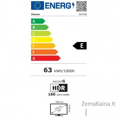 LED televizorius Hisense 55U7NQ 1