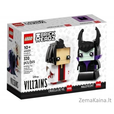 LEGO BRICKHEADZ 40620 Cruella & Maleficent