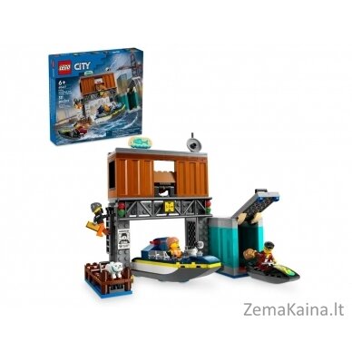 LEGO City 60417 Policyjna Motorówka i Kryjówka 2