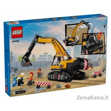 LEGO City 60420 Żółta koparka 1