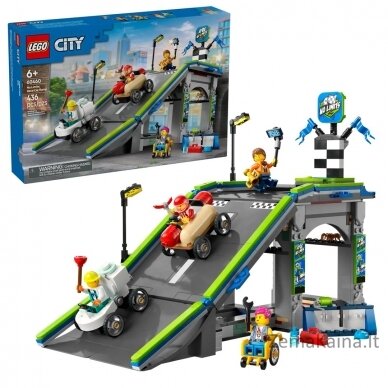 LEGO CITY 60460 No Limits: Race Car Ramp Truck