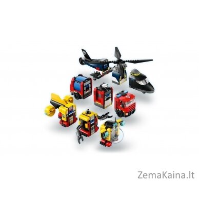 LEGO CITY 60462 Helicopter, Fire Truck and Submarine Remix 3