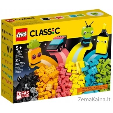 LEGO CLASSIC 11027 KŪRYBINGOS NEONINĖS PRAMOGOS 3