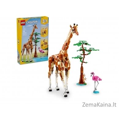 LEGO CREATOR 3 IŠ 1 31150 LAUKINIAI SAFARIO GYVŪNAI