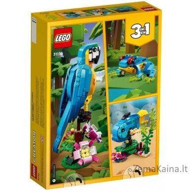 LEGO CREATOR 31136 EKZOTINIS PARROTAS 1