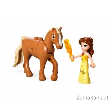 LEGO DISNEY 43233 BELLE'S STORYTIME ARKLIŲ VEŽIMAS