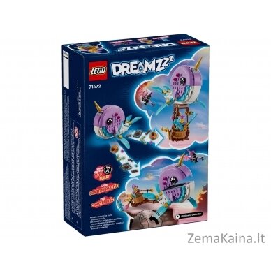 LEGO DREAMZZZ 71472 IZZIE NARWHAL'S KARŠTO ORO BALIONAS 1