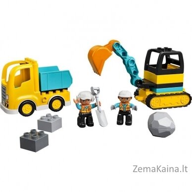 LEGO DUPLO 10931 Ciężarówka i koparka gąsienicowa 3