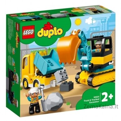 LEGO DUPLO 10931 Ciężarówka i koparka gąsienicowa 7